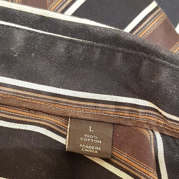 Tasso Elba Shirt Long Sleeve Button Down Size Large - Picture 6 of 8